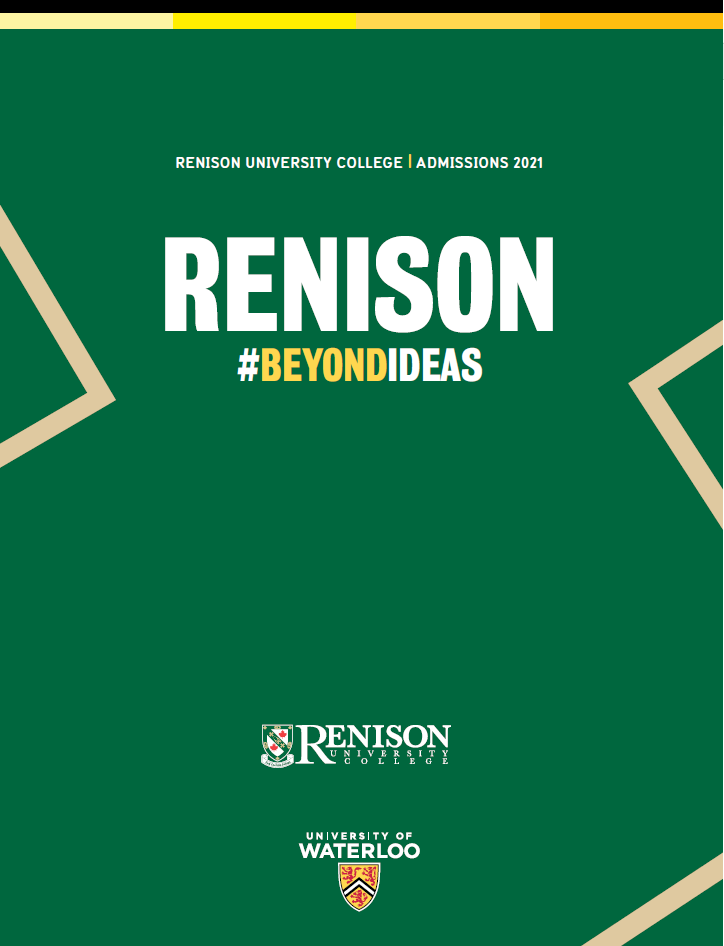 Cover of Rension's brochure