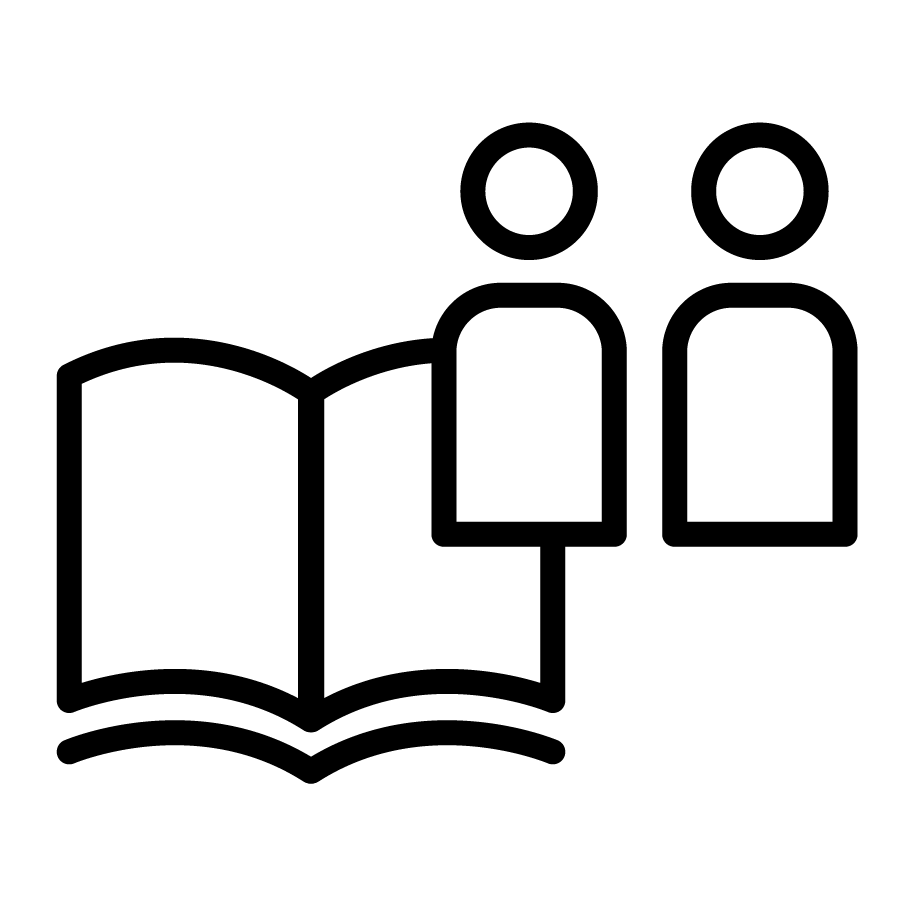 Student learning icon