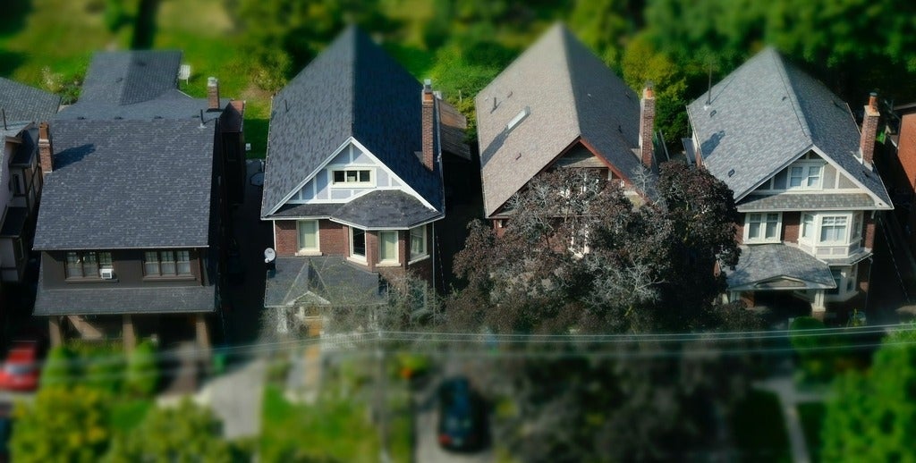 Residential neighbourhood in Toronto, Ontario