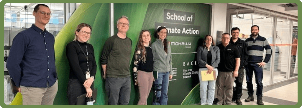 A group photo of the participants from the University of Waterloo, Vineland Research Consortium, and Mohawk College.