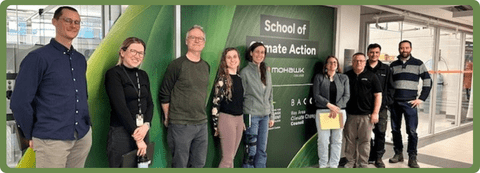 A group photo of the participants from the University of Waterloo, Vineland Research Consortium, and Mohawk College.