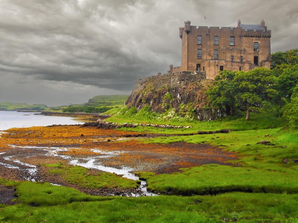 Castle in Scotland on Isle of Skye