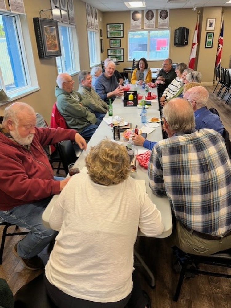 Travel talk luncheon.