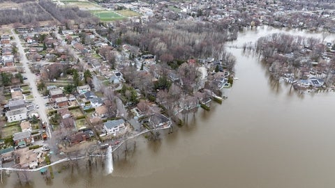 Flooded city