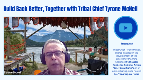 Banner for build back better