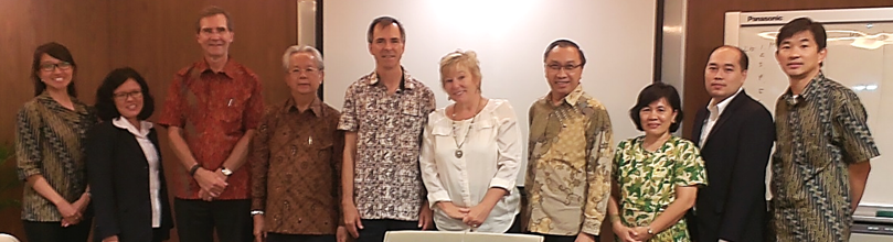 The READI team meets the Rektor and Staff at Universitas Pelita Harapan
