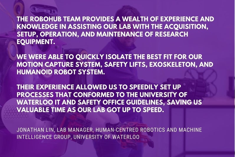 Quote about Robot Tech Support from Dr. Jonathan Lin