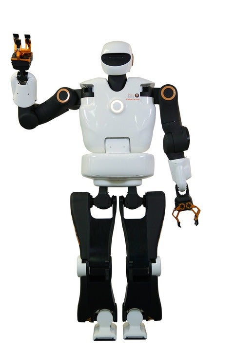 TALOS Humanoid Robot waving its hand