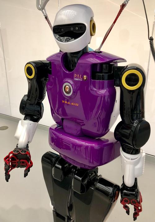 TALOS, the new humanoid robot in RoboHub at Waterloo Engineering.