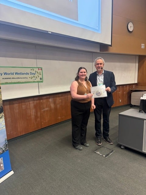 Claire Schon and Dr. Philippe Van Cappellen