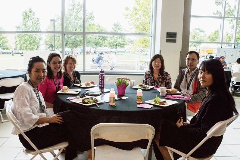 group at table