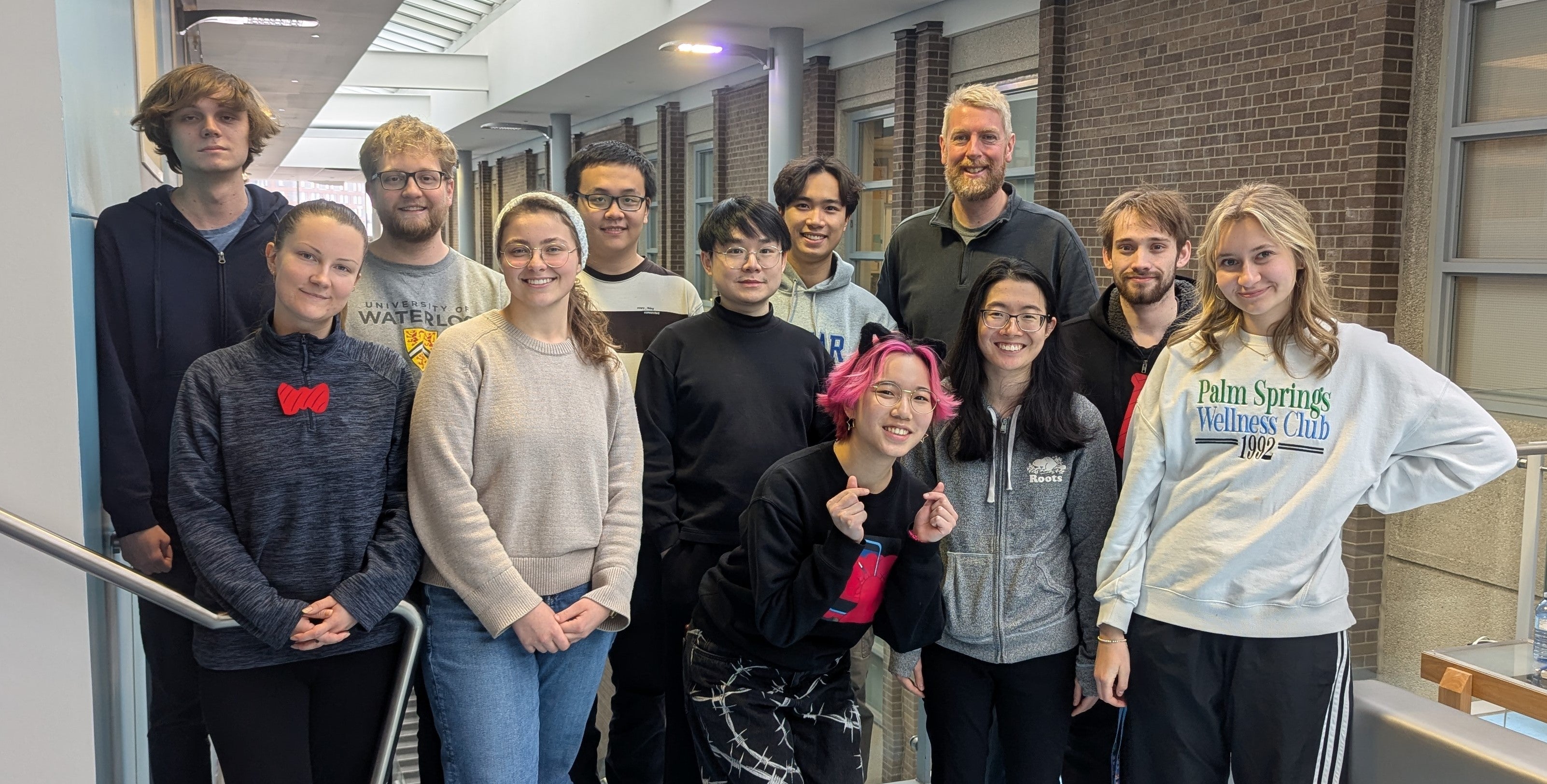 Schipper Group (left to right): David, Mila, Riley, Rachel, Jincheng, Gigi, Myles, Elita, Derek, Nicole, Ryan, Victoria