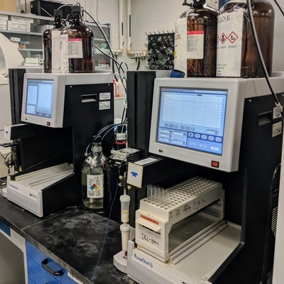 Automated Flash Column in the lab