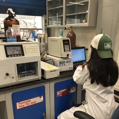 GPC being operated by a graduate student in the lab