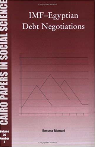 Book Cover - IMF-Egyptian Debt Negotiations