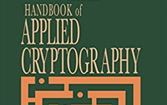 Handbook of Applied Cryptography