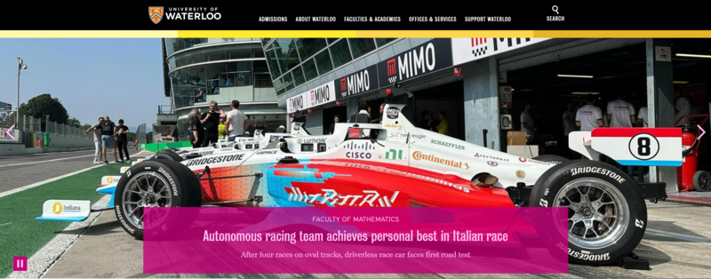 Monza Front Page
