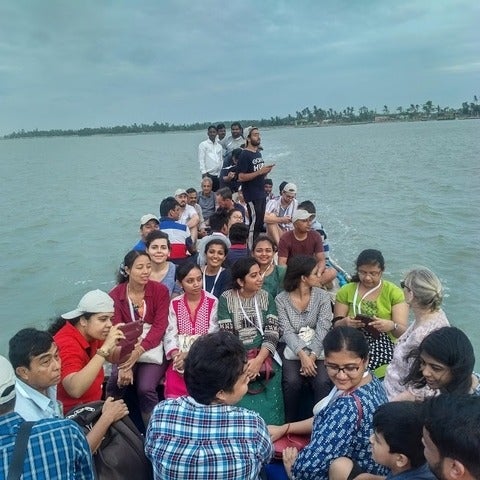 boat full of people