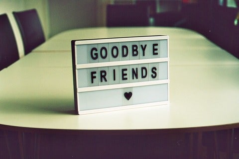 goodbye sign
