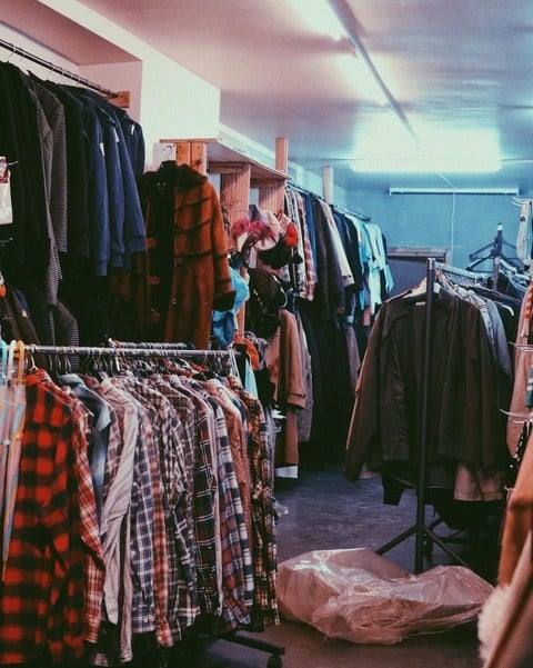 pic of second-hand clothing