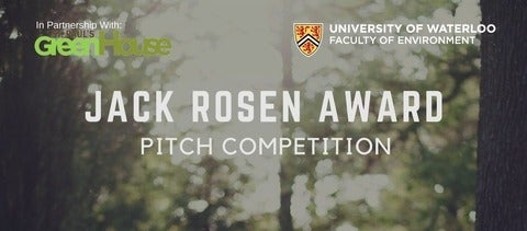 Student teams awarded at Jack Rosen Pitch Competition