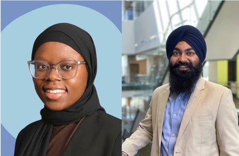 Listing page for GradFlix News - Featuring Bashirah and Gurpreet