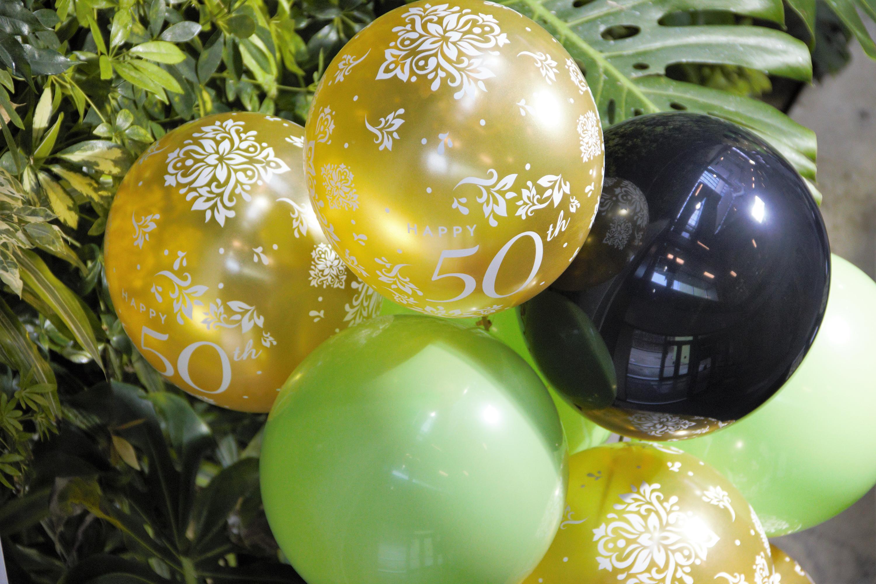 50th Anniversary Balloons 