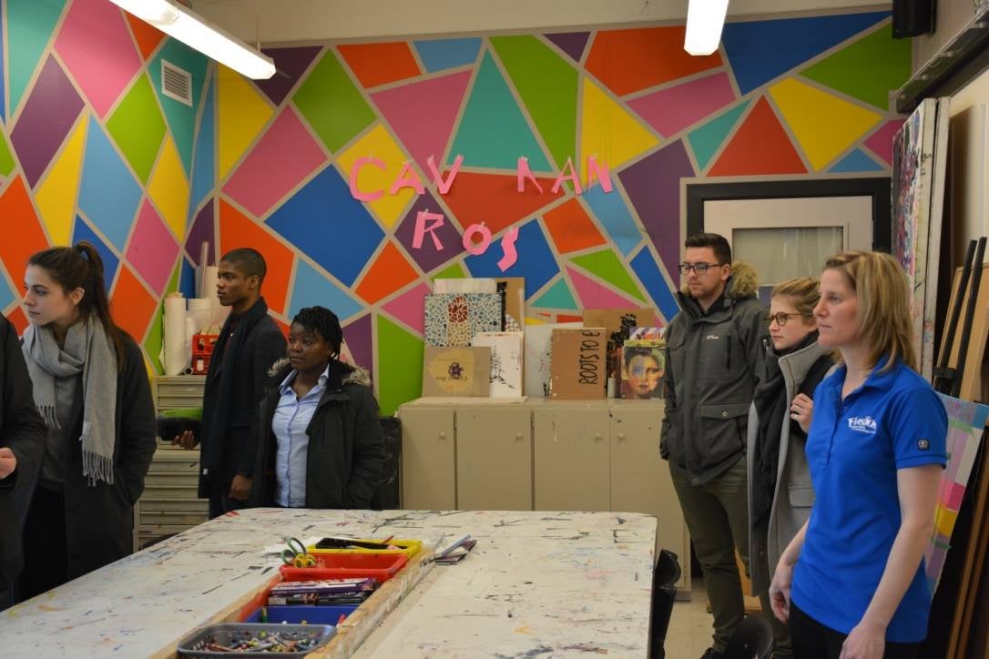 Tour of youth centre