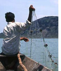 Chilika fisherman