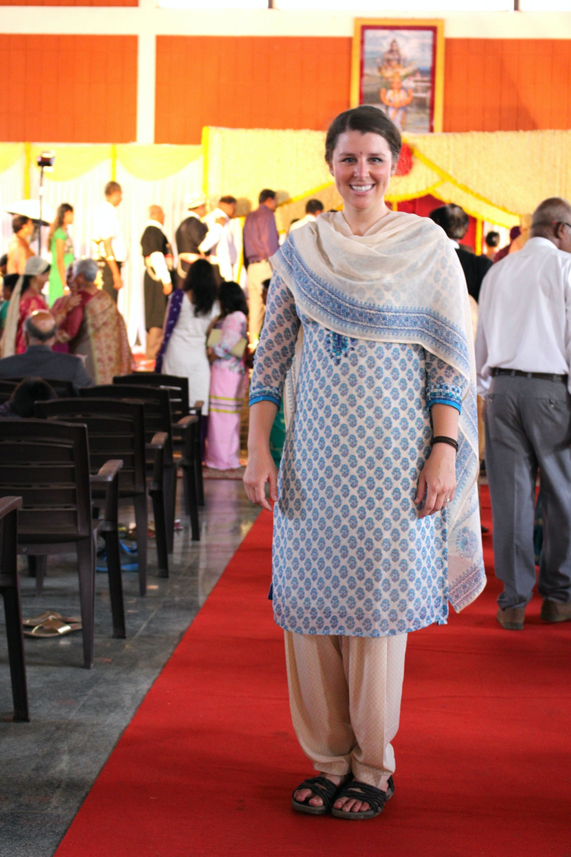 Dani attending a Coorgi wedding dressed in a traditional kurti