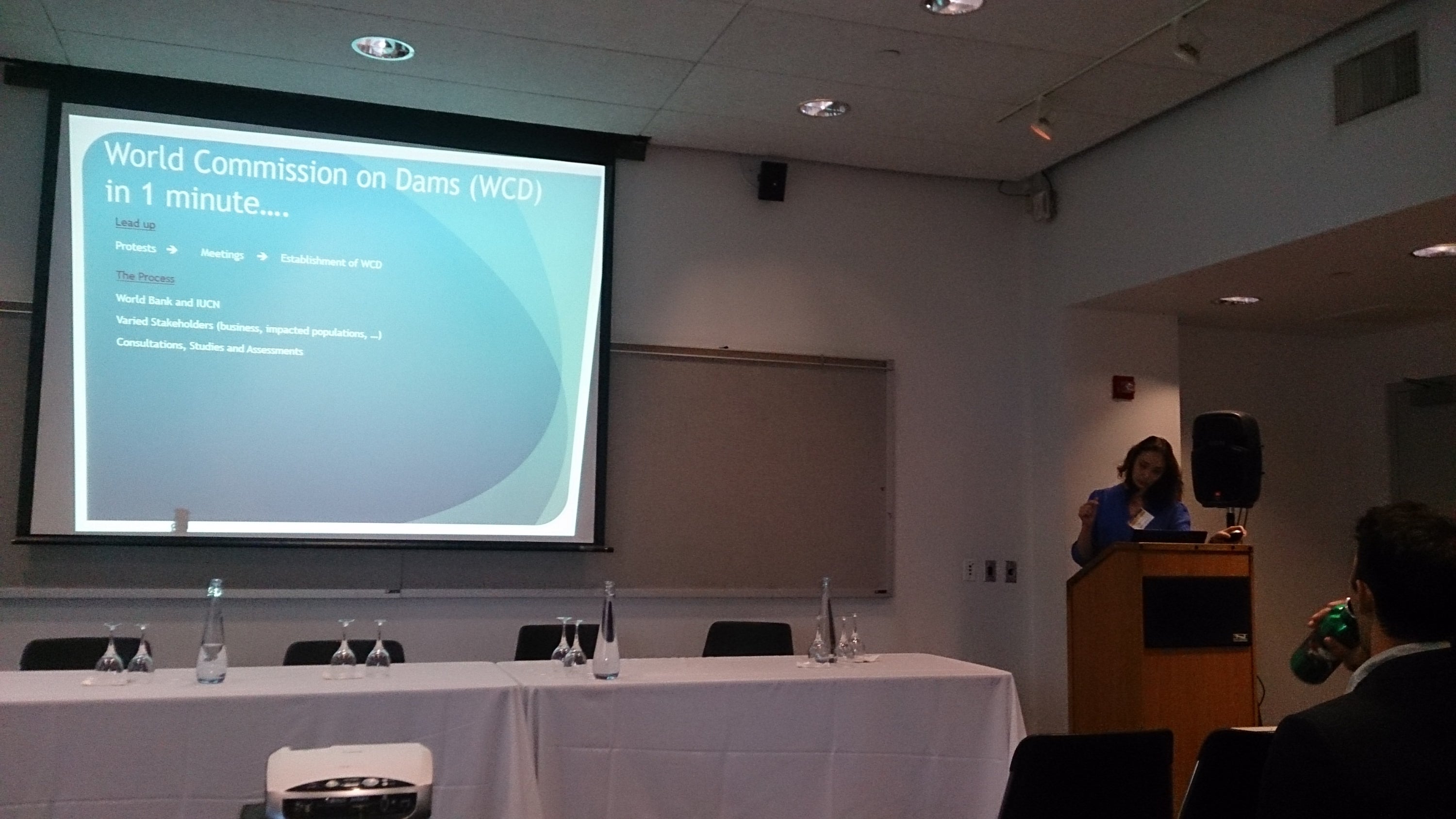 Amanda Joynt presenting at the ICSDP.