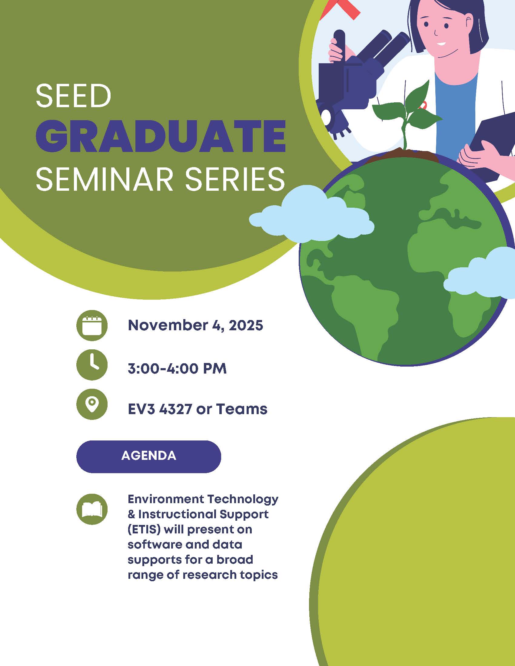 SEED Graduate Seminar - Nov 4