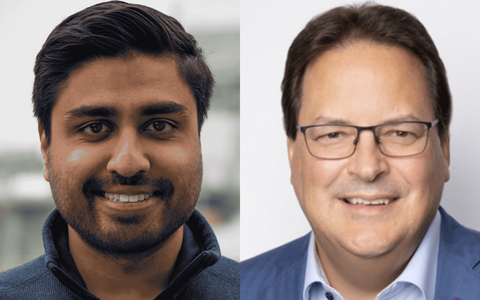 Winners of the 2025 Alumni Awards: Adnan Khan and Troy Maxwell