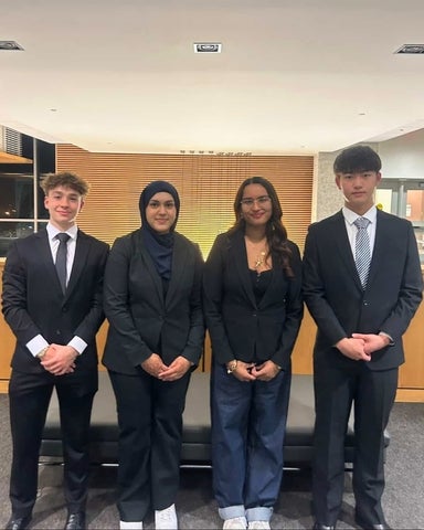 2026 Business Valuation Team: Shrisha, Jackson, Reda, and Luke