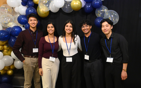 Winning team of students at the Fusion Conference