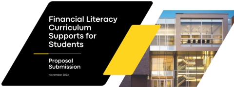 Financial Literacy Curriculum Supports for Students Proposal Submission
