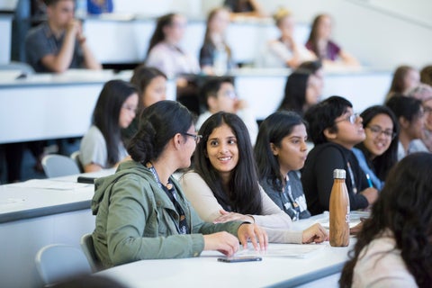 Students in a classroom