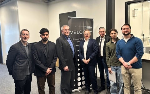 The Honourable Wayne Long pictured at Velocity visit