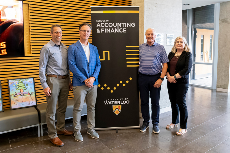 Andrew Bauer, Blake Phillips, D'Arcy Delamere and Deborah Kraft