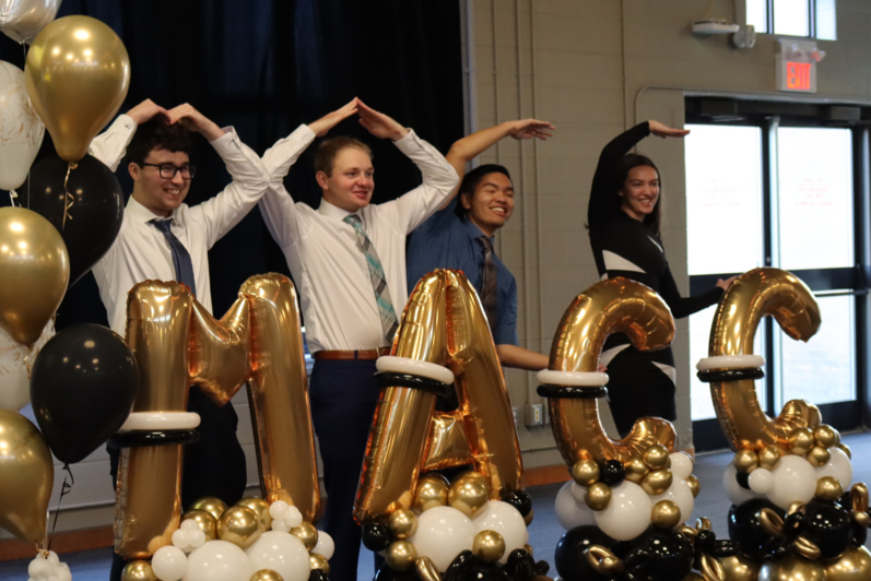 Students pose for MACC graduation