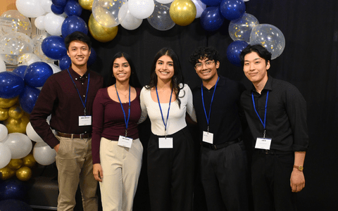 Winning team of students at the Fusion Conference