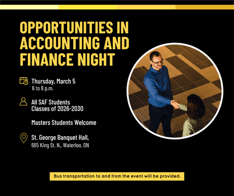 Opportunities in A&F Night Poster