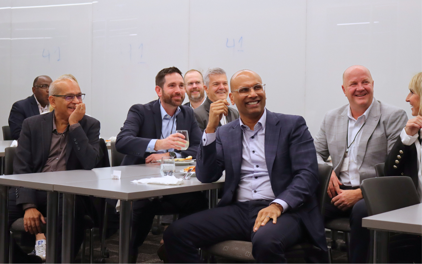 Benjie Thomas with University of Waterloo leaders, local KPMG partners and alumni