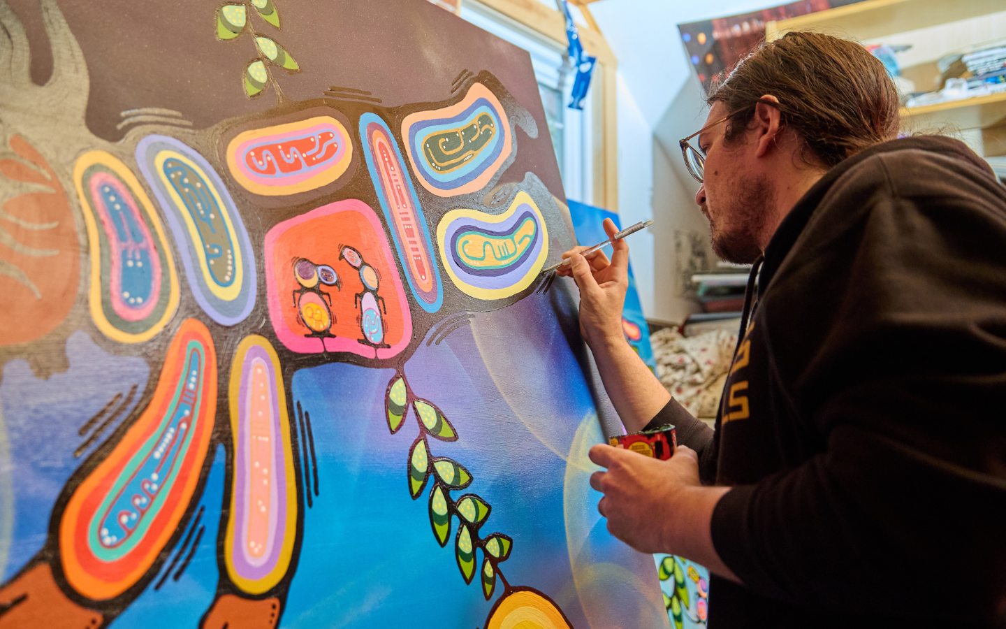 Kyle Jodicke painting panel one