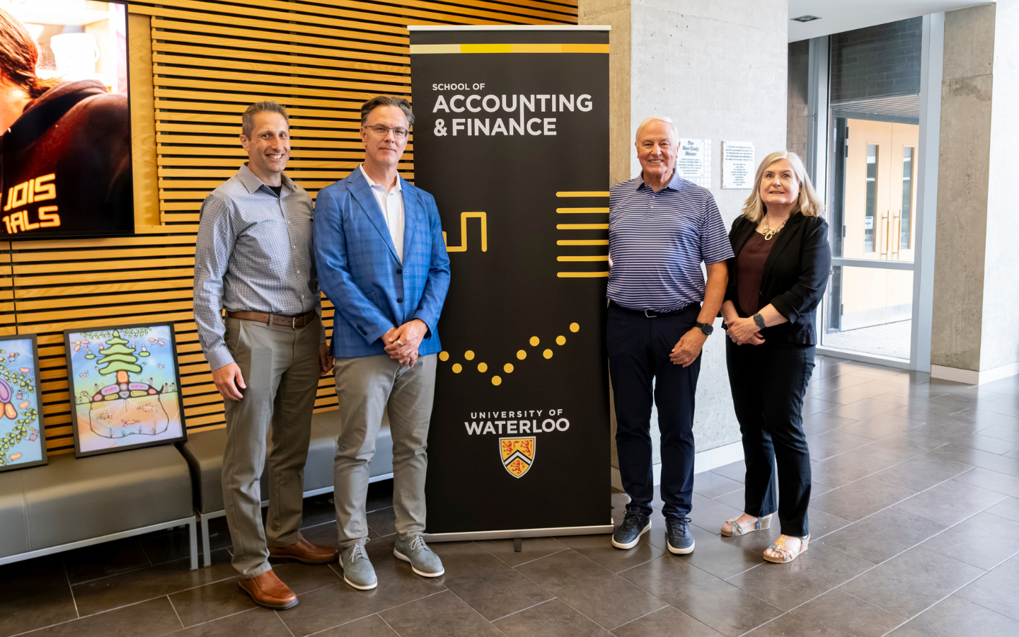 Andrew Bauer, Blake Phillips, D'Arcy Delamere and Deborah Kraft