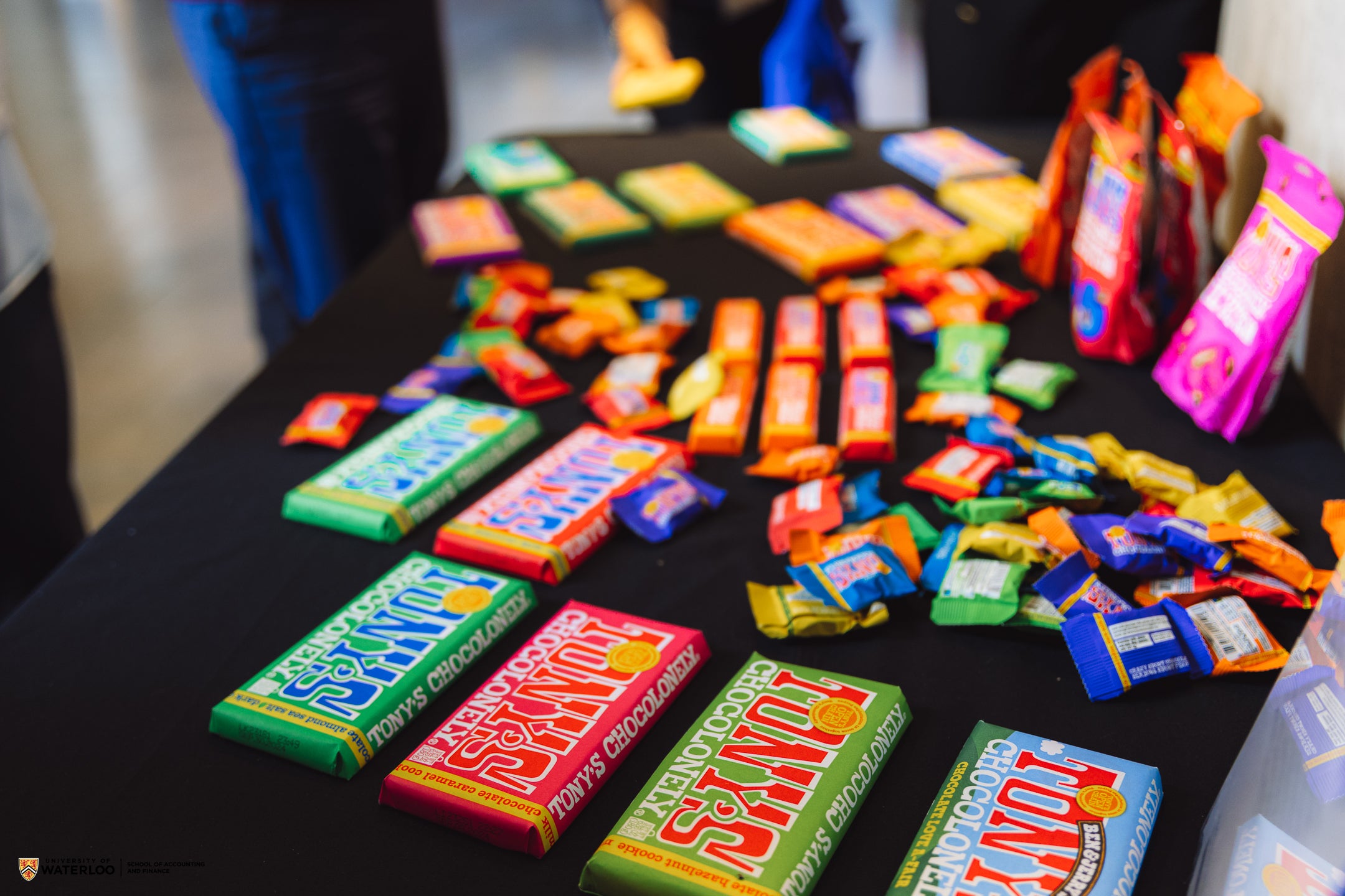 Colourful chocolate bars from Tony's Chocolonely
