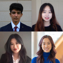 Pratham, Katerine, Wenqi, and Chloe headshots