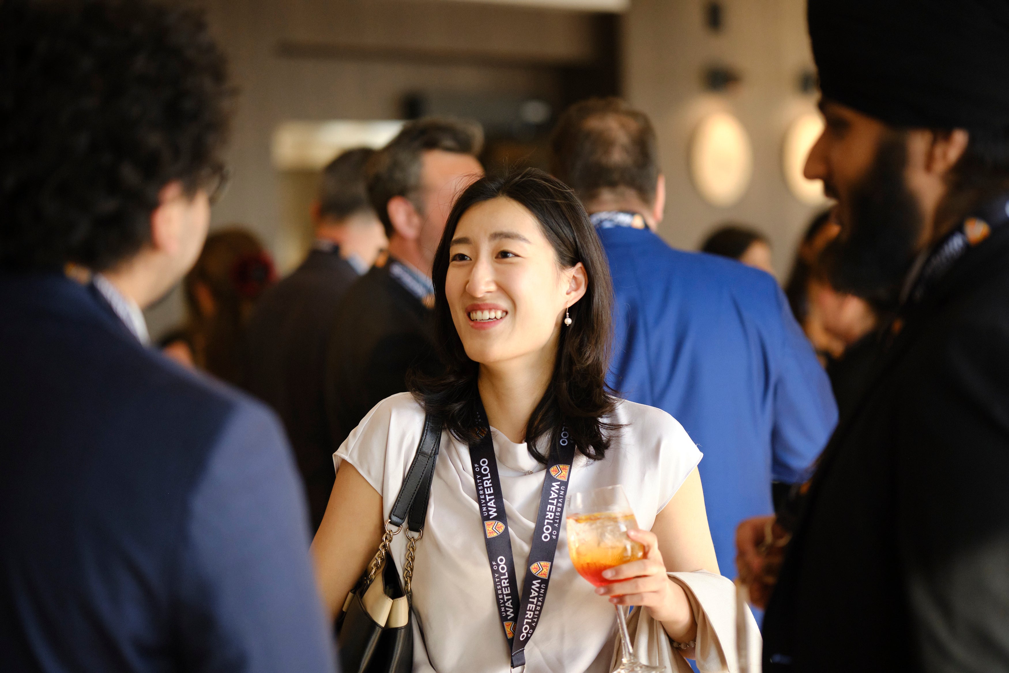 guests mingling at the alumni excellence gala