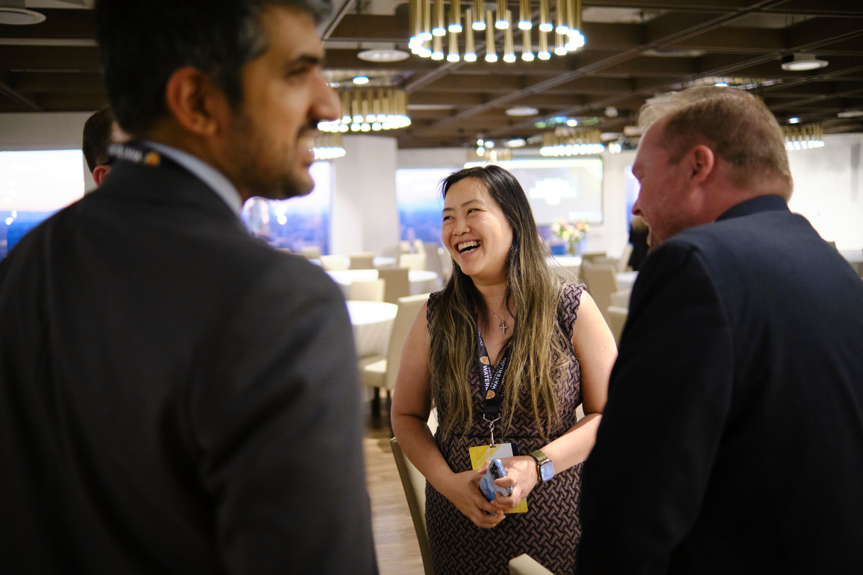 guests mingling at the alumni excellence gala