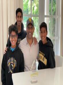 Ashi and his teenage sons